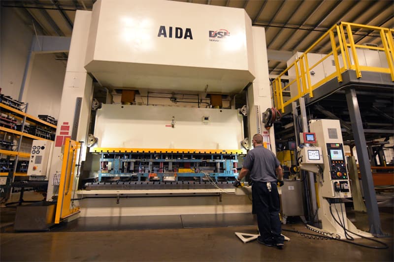 700-ton Aida metal stamping press at the ATD facility